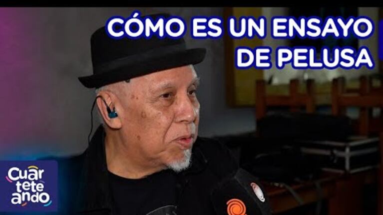 Nos metimos al ensayo del Rey Pelusa