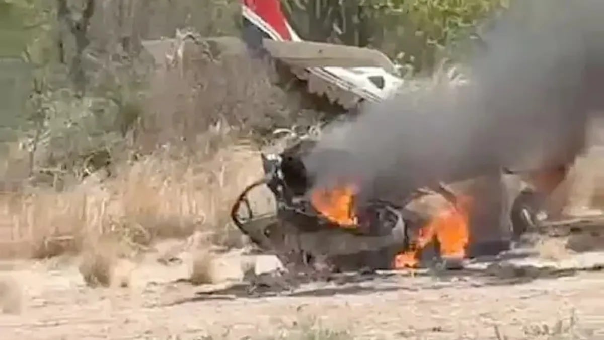 Video: así se estrelló una avioneta narco que llevaba más de 140 kilos de cocaína