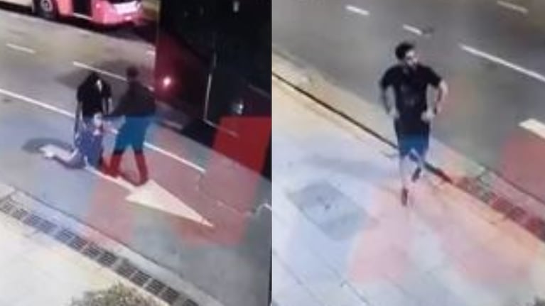 Aparecieron los videos de Facundo Moyano corriendo a su pareja influencer