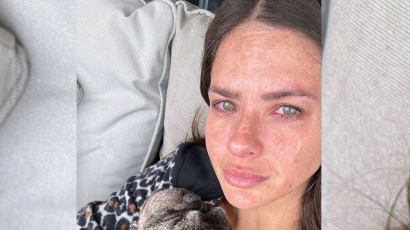 La China Suárez mostró cómo le quedó la cara tras un accidente