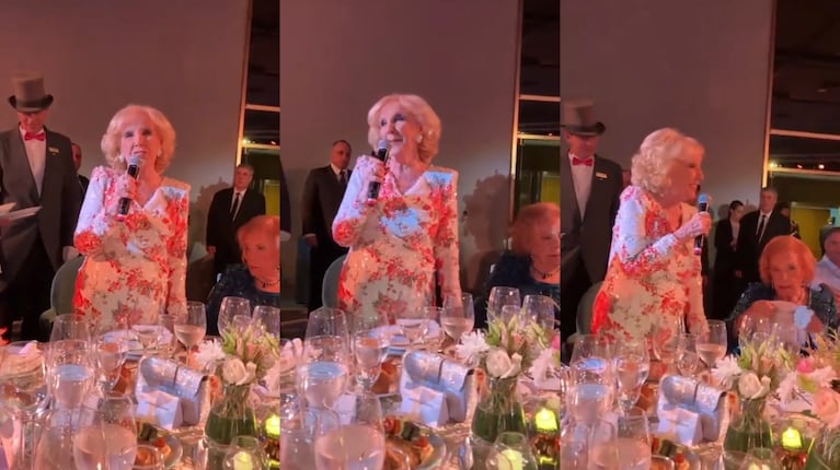 Mirtha Legrand celebró en Mar del Plata su Año Nuevo, y festejo junto a su círculo más íntimo. (Foto: captura Instagram @aleveroutiok)