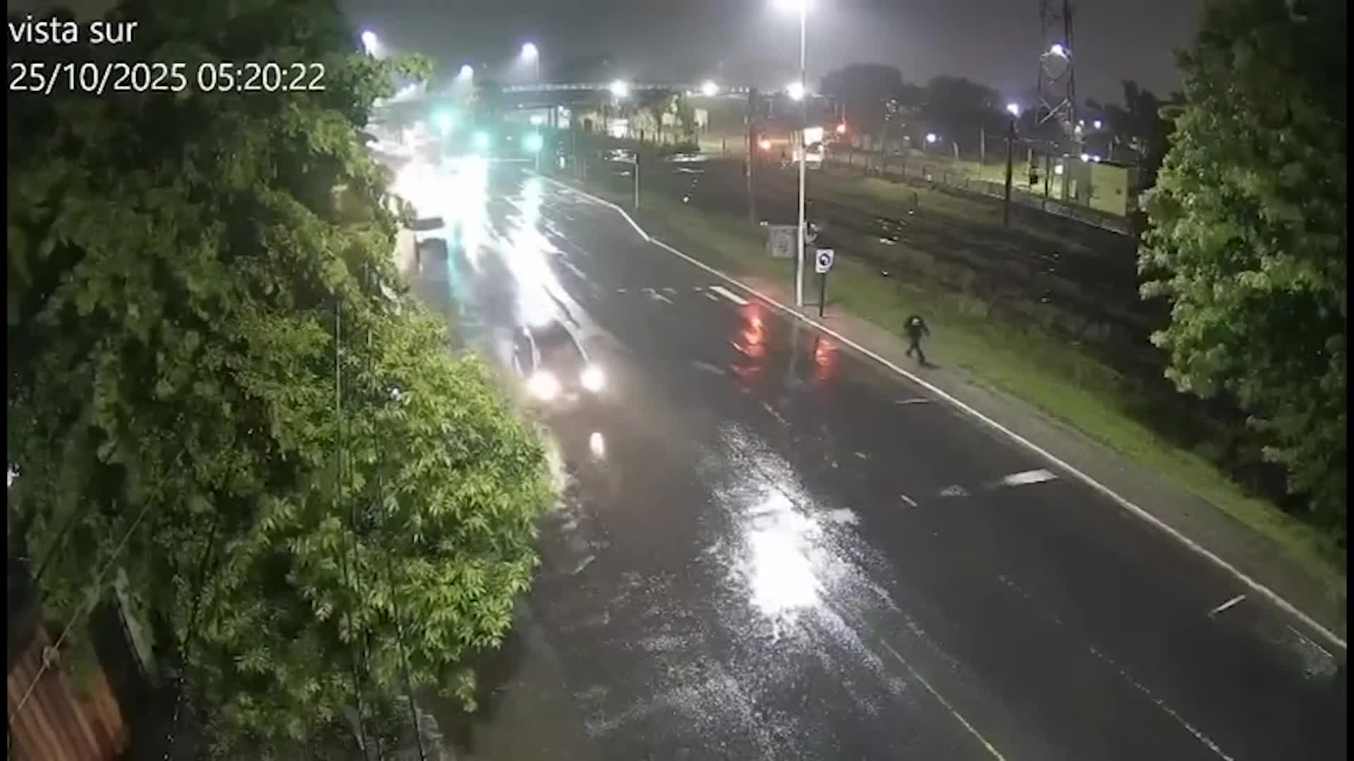 El recorrido que hizo Agustín al salir del boliche de Ezeiza. 