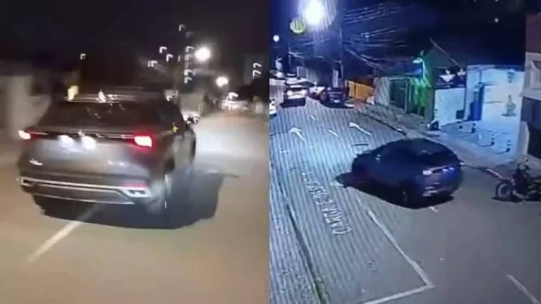 Persecución y choque: dos nenes y un adolescente robaron un auto 0 km en Florianópolis