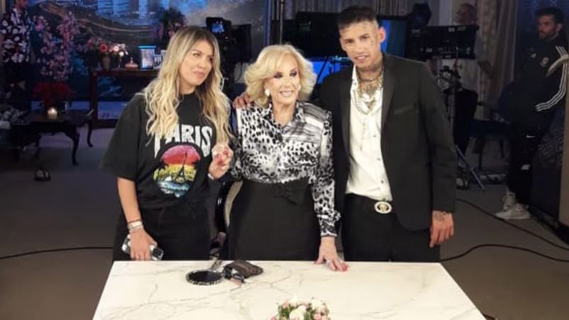 Mirtha Legrand y un desopilante ida y vuelta con Wanda Nara