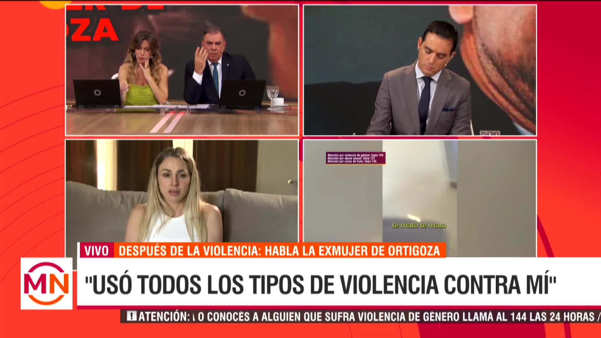 Tras la denuncia por violencia de género, habló la expareja de Néstor Ortigoza: “Estoy muerta en vida”.