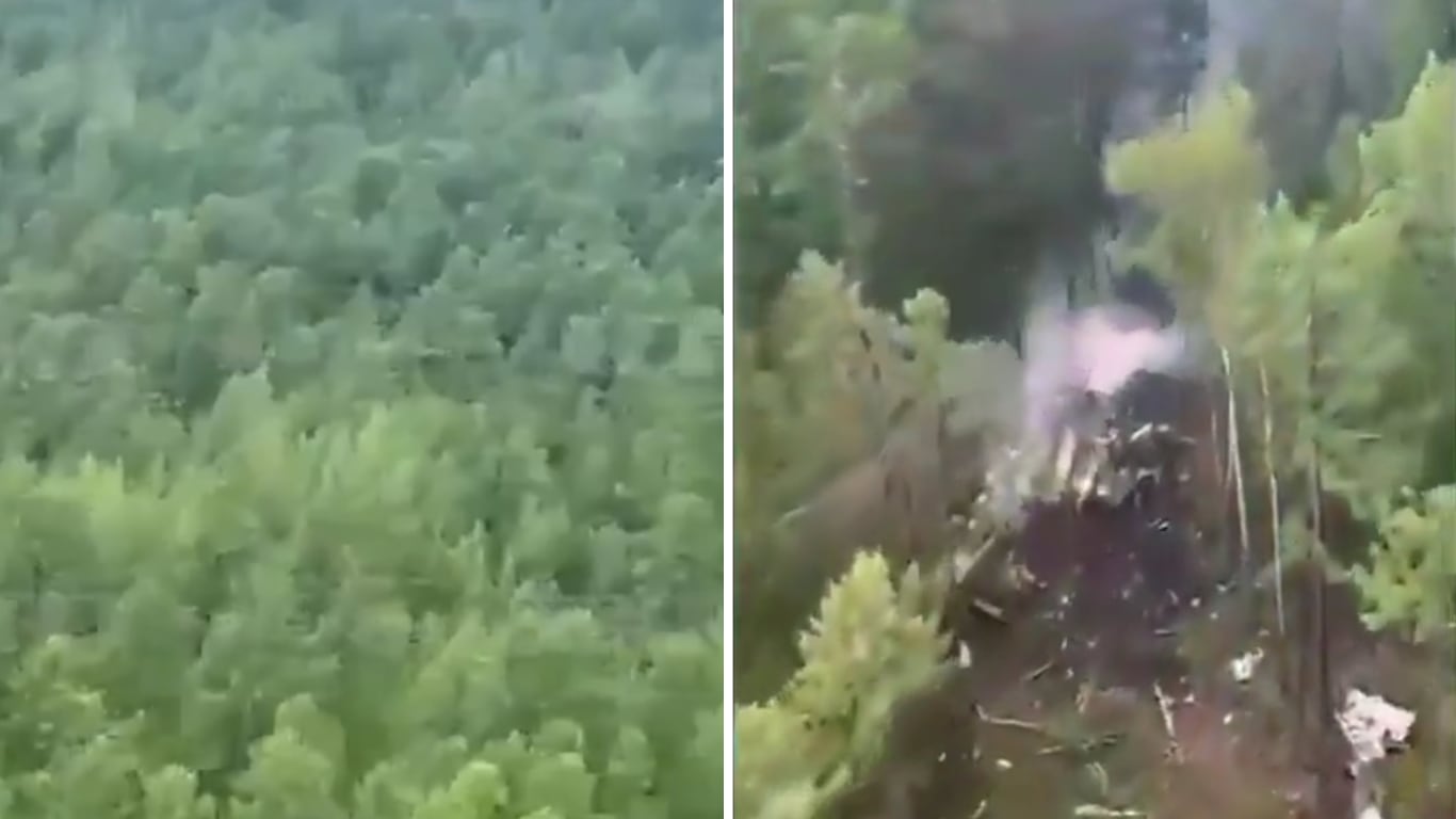 Un avión con 49 personas a bordo se estrelló en Rusia: no hay sobrevivientes