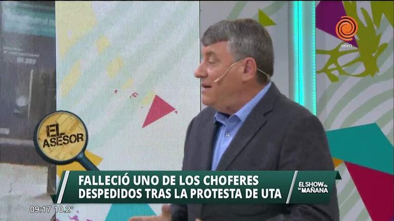 Falleció uno de los choferes despedidos