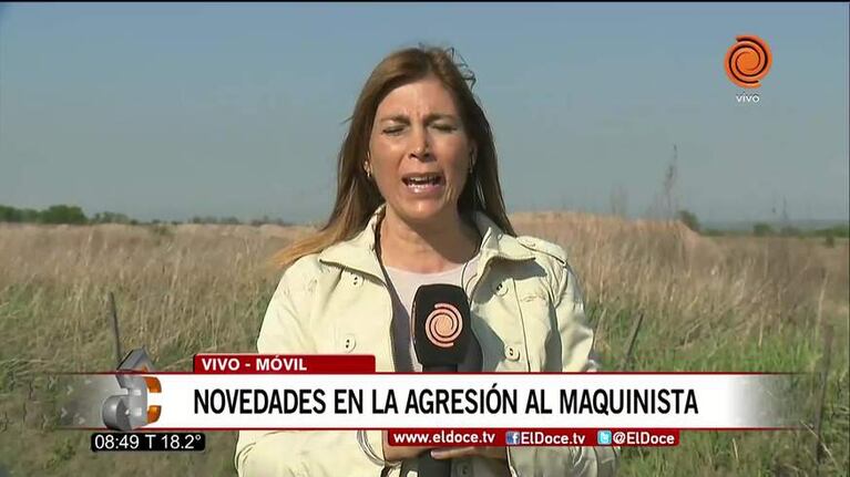 Golpiza al maquinista: imputan al conductor del auto que arrolló el tren
