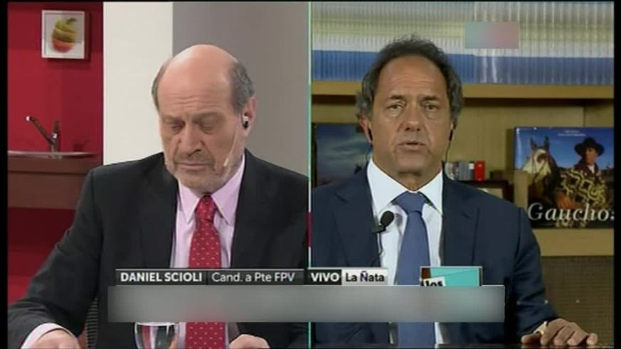 Scioli sobre las denuncias de espionaje