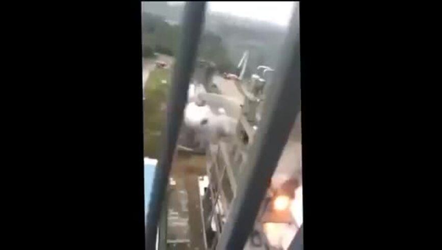 Explotó la sala de máquinas de una central nuclear