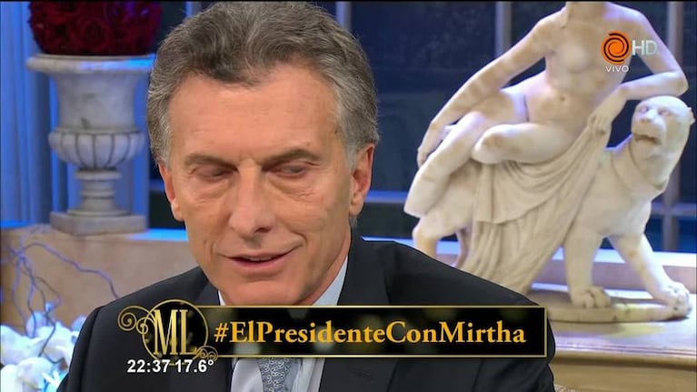 Macri con Mirtha: "Ni 678 ni 876"