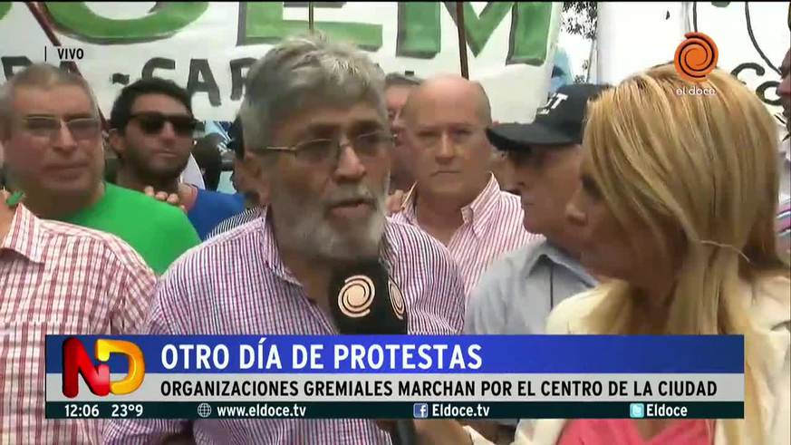 Marcha de la CGT en Córdoba