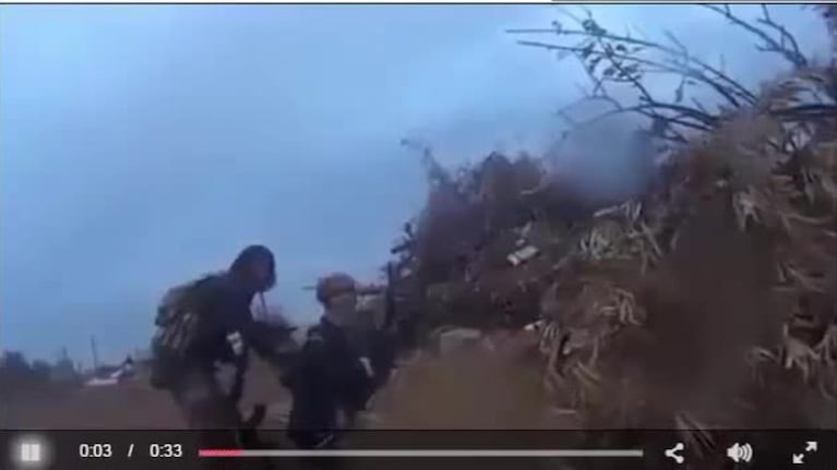 Un soldado jihadista grabó su propia muerte