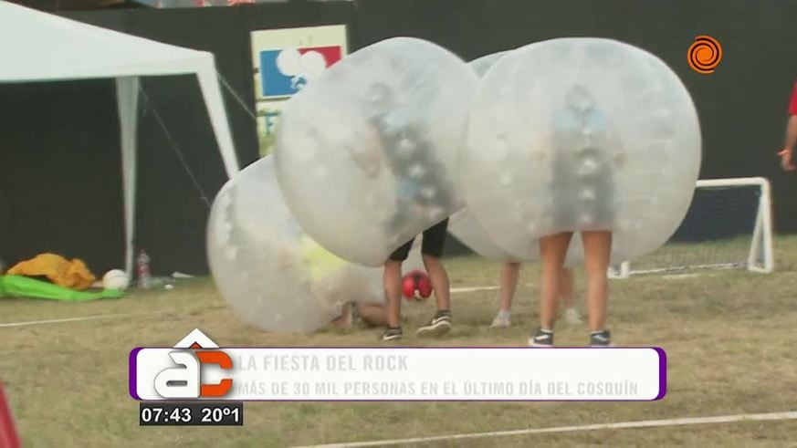 Música y diversión en el cierre del Cosquín Rock