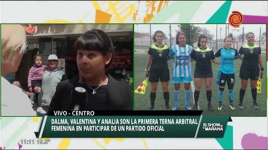 Histórica terna arbitral femenina