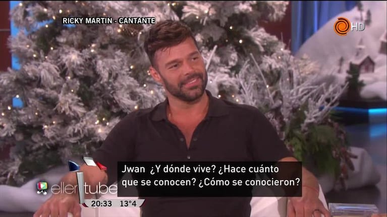 Ricky Martin contó cómo le propuso matrimonio a su novio
