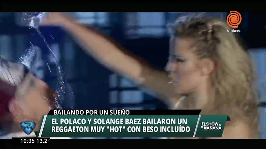 El Polaco le comió la boca a Solange
