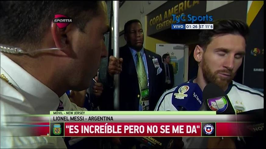 Messi anunció que se va de la Selección