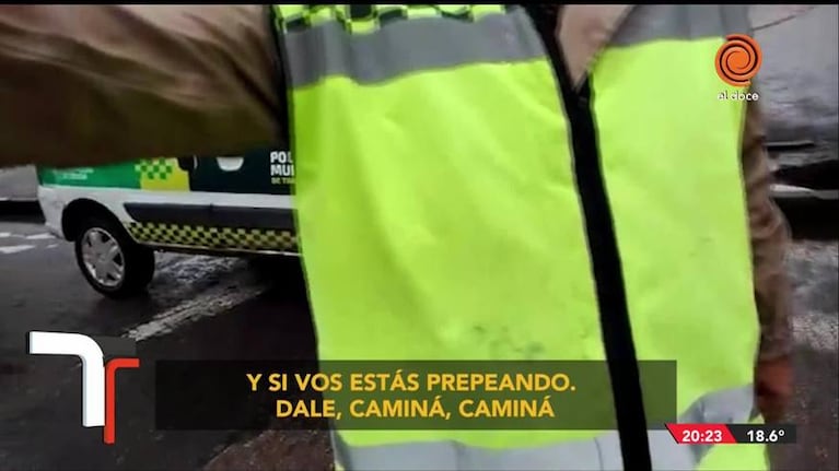 Habló el hombre agredido por un inspector