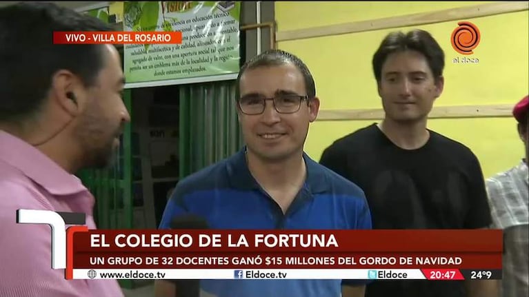 El colegio de la fortuna: ganaron 15 millones en el Gordo de Navidad