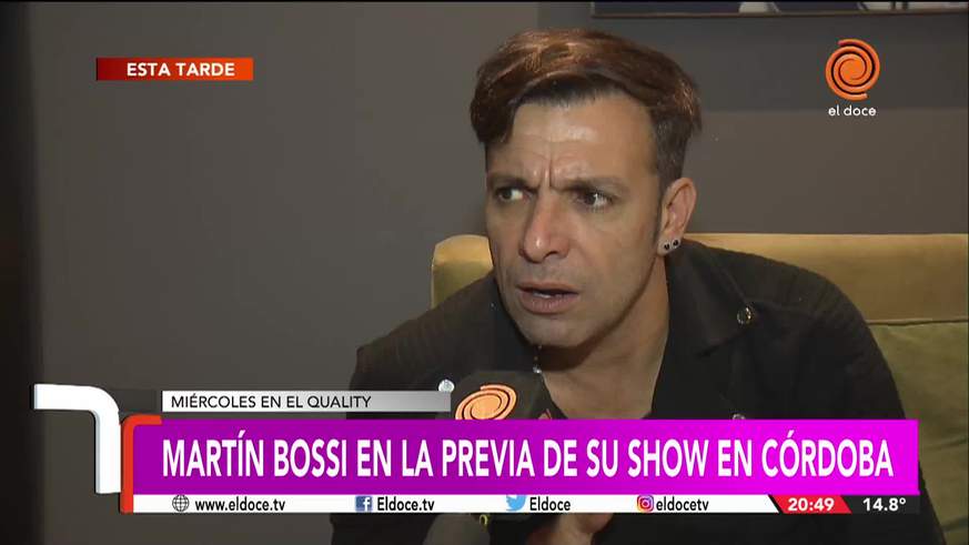 Martín Bossi y su costado más futbolero