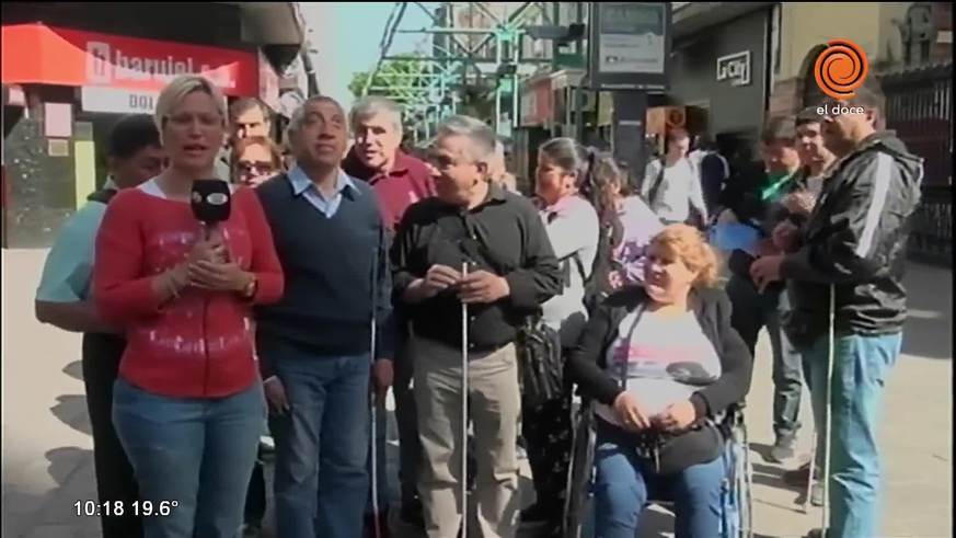 Trabajadores no videntes denuncian desplazamientos