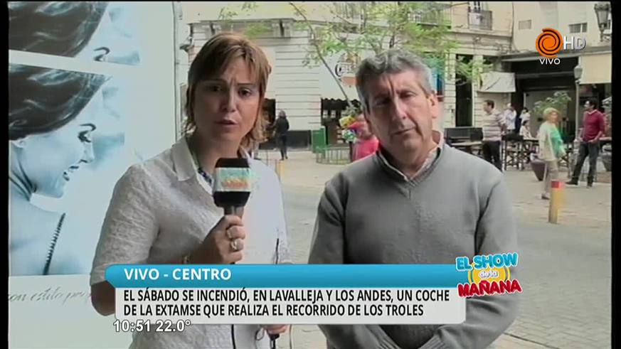 Fuego y explosión de un colectivo (Delegado)
