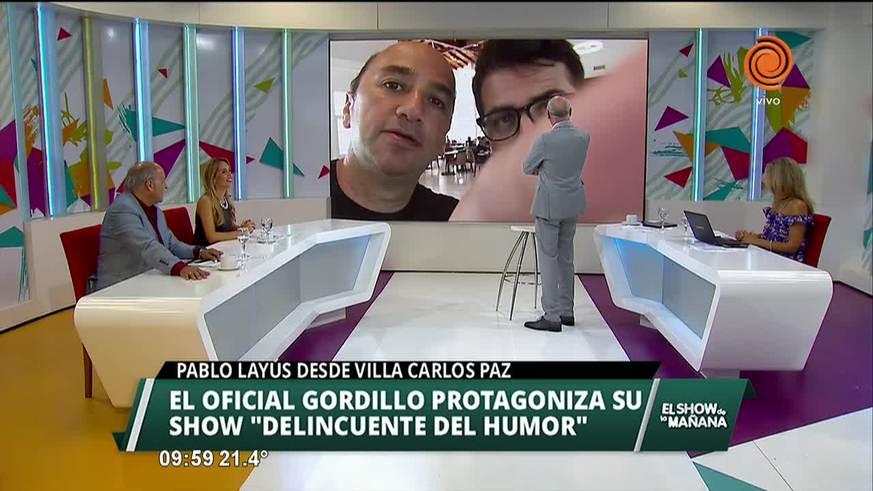 Oficial Gordillo, "delincuente del humor"