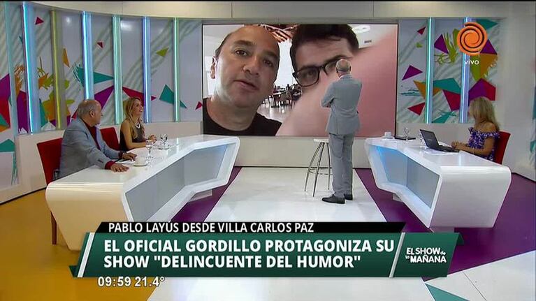Oficial Gordillo, "delincuente del humor"
