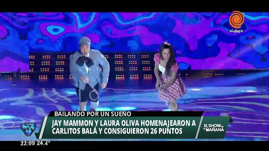 Homenaje a Carlitos Balá en el Bailando