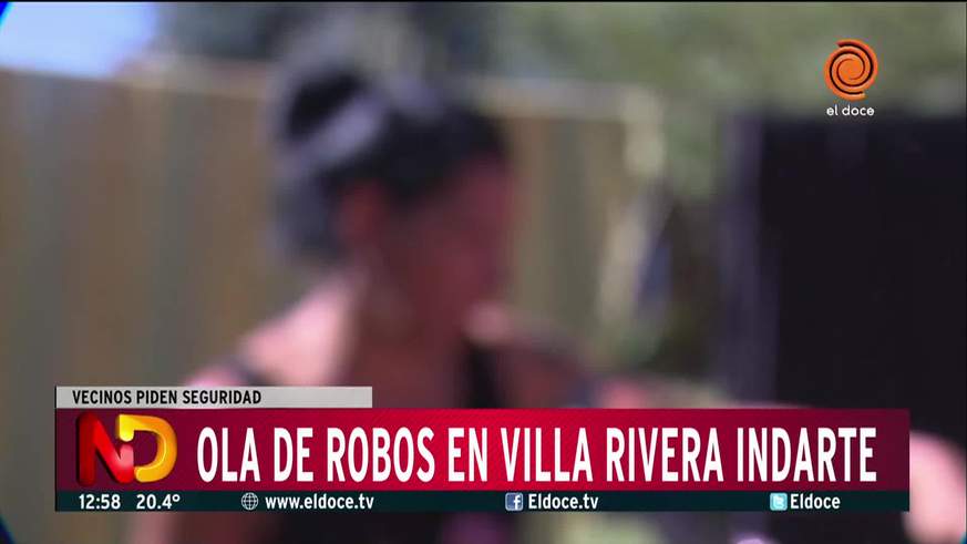 Vecinos denuncian una ola de robos en Villa Rivera Indarte