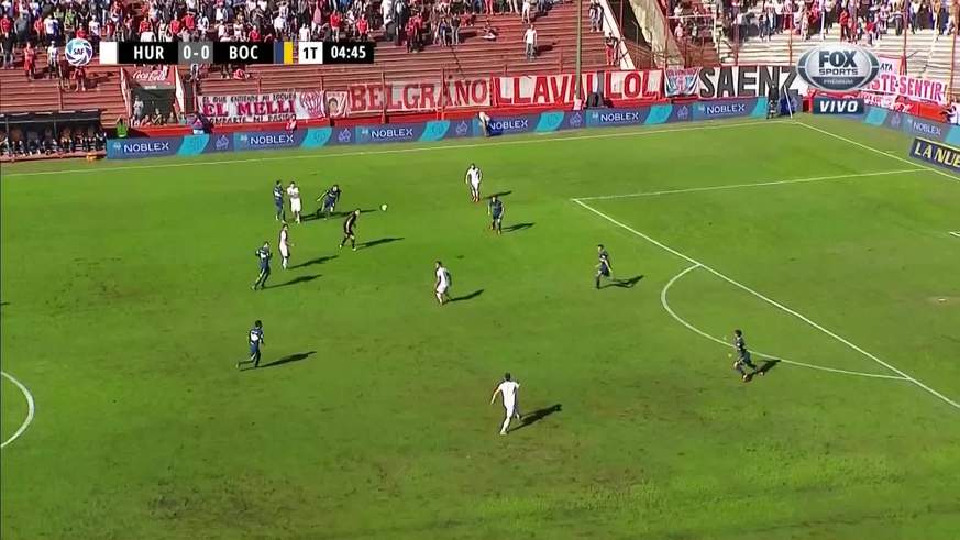 Pussetto abrió el marcador para Huracán ante Boca