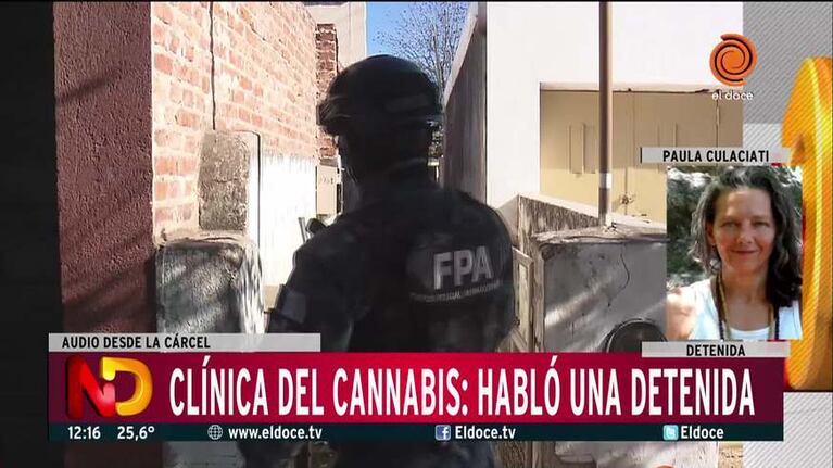 Habló una de las detenidas en la causa del cannabis