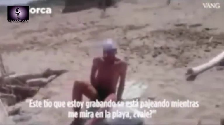 Escrachó a un hombre masturbándose en la playa