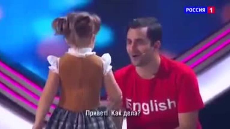 La nena rusa que habla siete idiomas