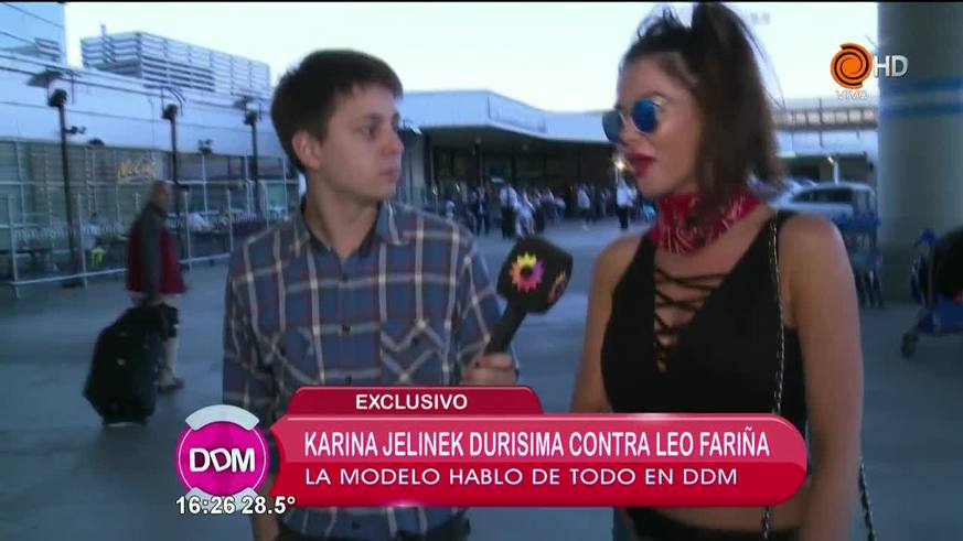 Karina Jelinek destrozó a Fariña