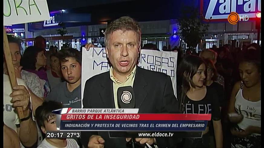 Conmoción en barrio Parque Atlántica por el crimen de un vecino 