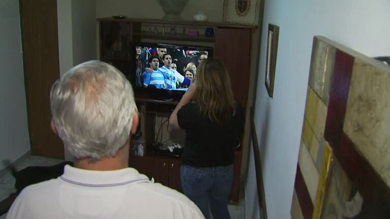 Vimos el partido de Los Pumas con la familia de Matías Alemanno 