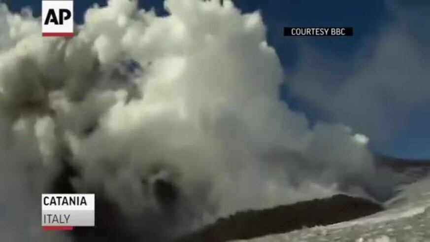 Erupción del volcán Etna