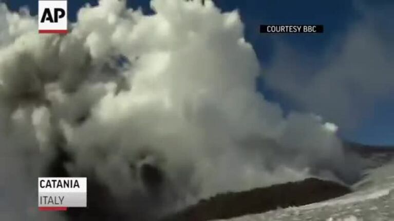 Erupción del volcán Etna