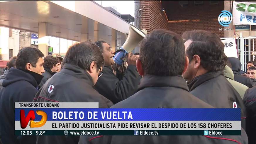 El pedido del PJ por los choferes despedidos