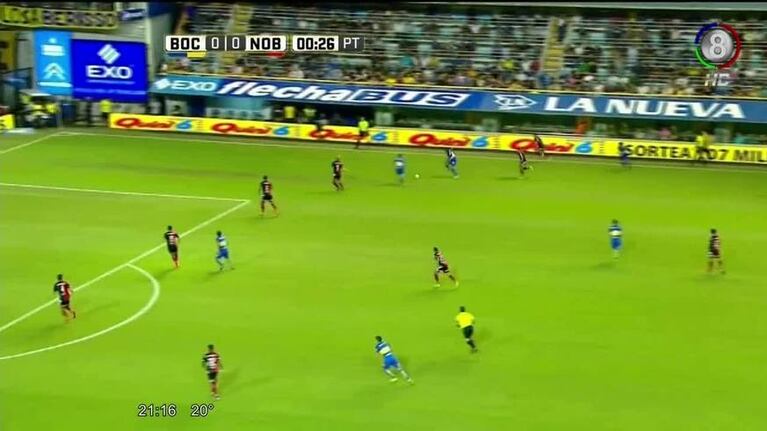 Bentancur convirtió para Boca a los ¡33 segundos!