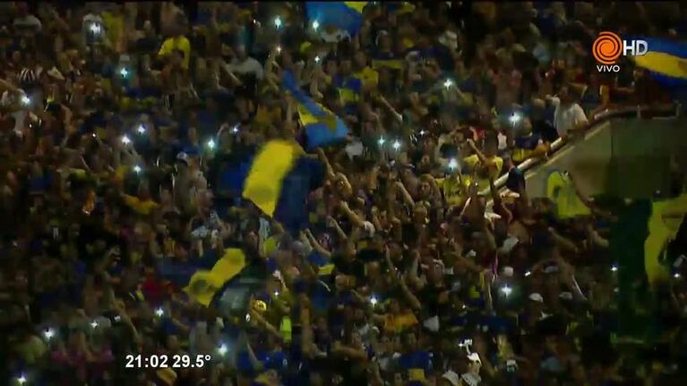 La salida de Boca y San Lorenzo en el Kempes