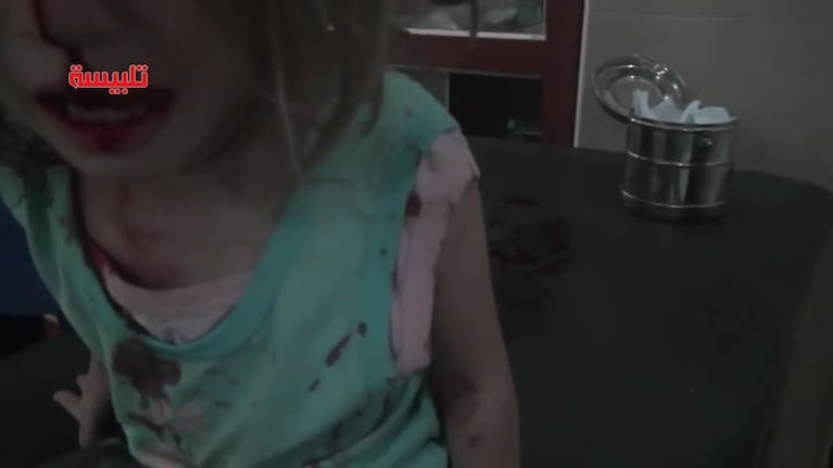 Aya, otra nena víctima de la guerra en Siria