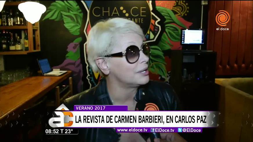 Carmen Barbieri debutó en la Villa