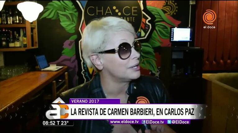 Carmen Barbieri debutó en la Villa