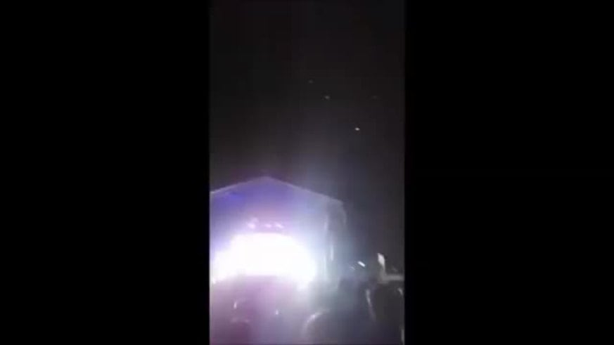 Cayó un rayo en una fiesta electrónica 