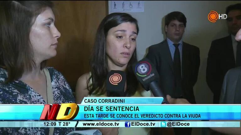 Día de sentencia en el caso Corradini
