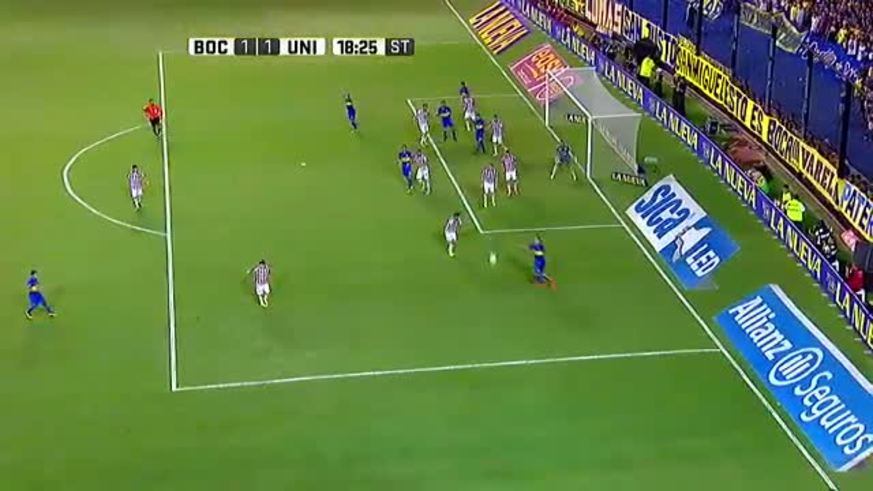 Boca se lo empató a Unión con un golazo de Lodeiro