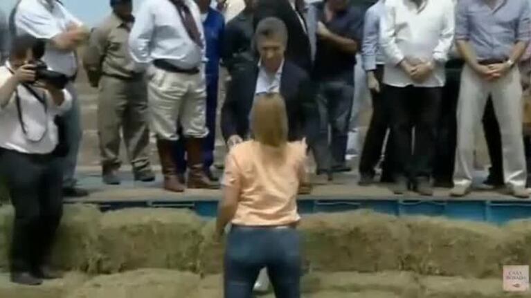El baile de Mauricio Macri